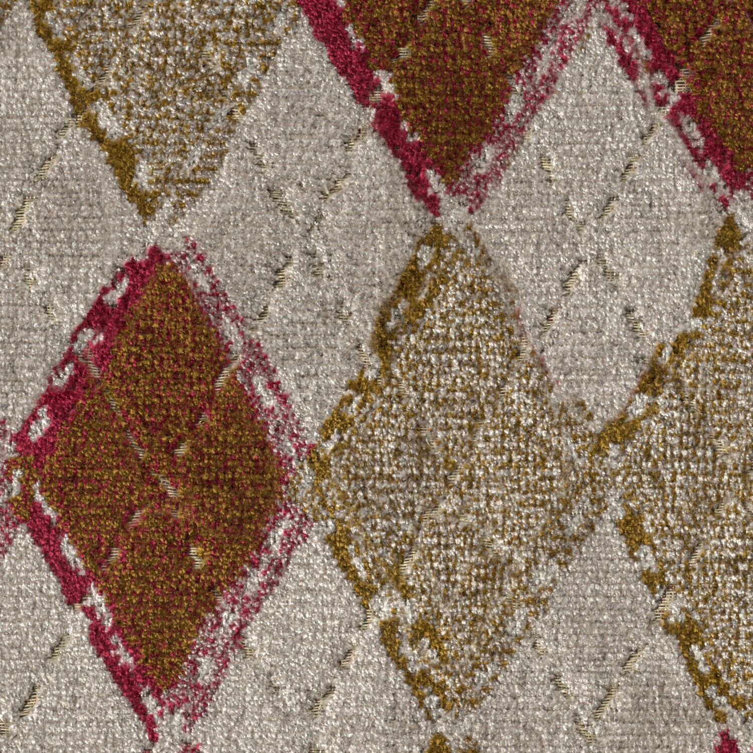 Oblique Argyle - Scarlet Ochre - 4131 - 04 - Half Yard